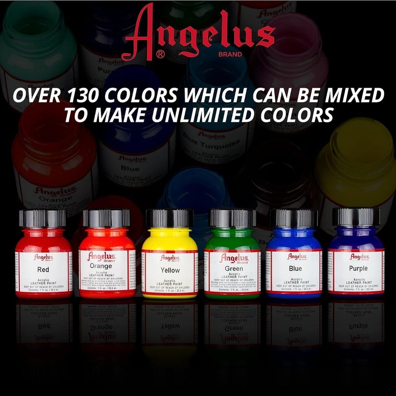 Angelus Acrylic Leather Paint, 1 Fl Oz (Pack of 1), Buttercup - Image 4
